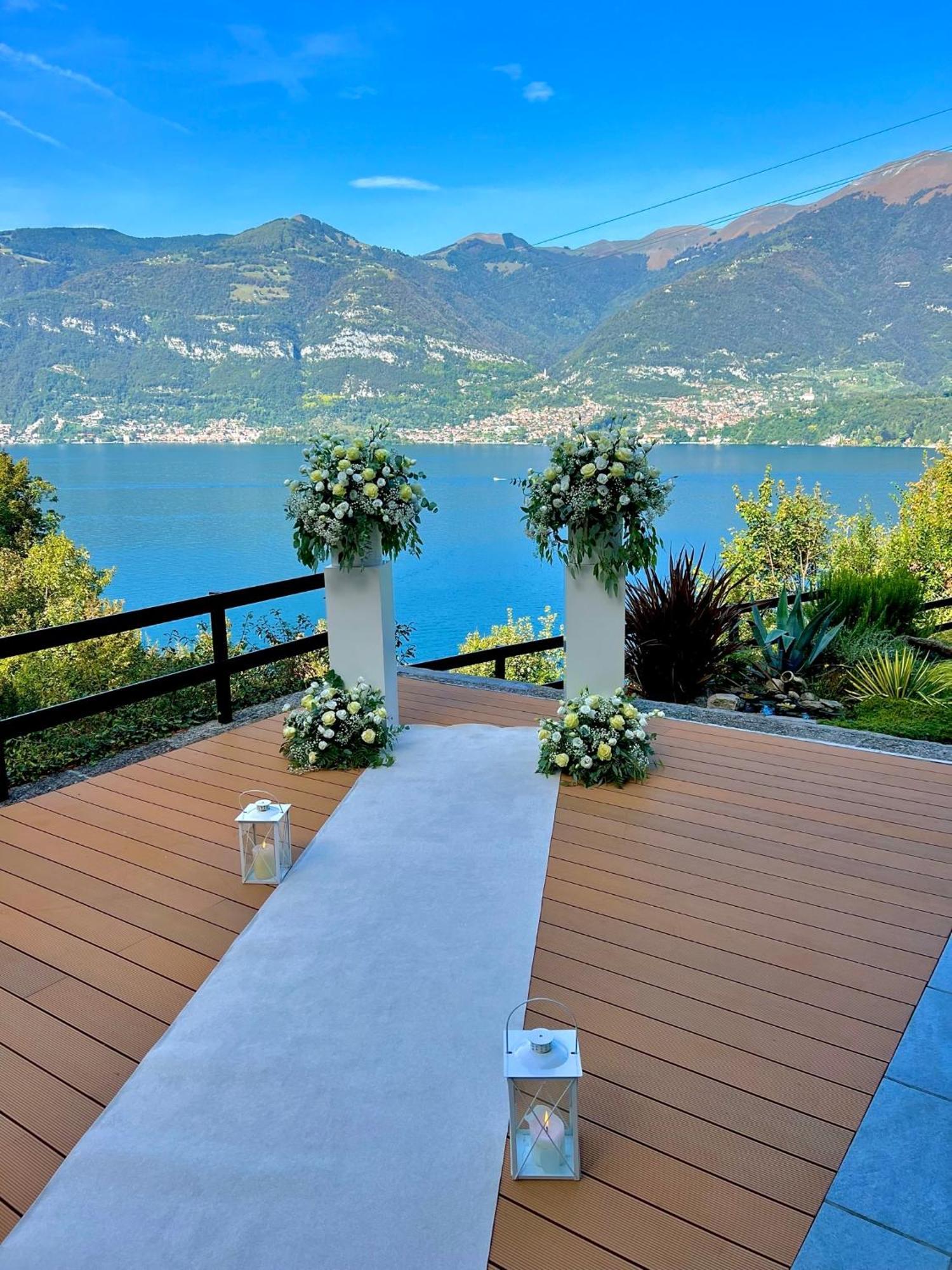 Villa Rosch Lezzeno Bagian luar foto