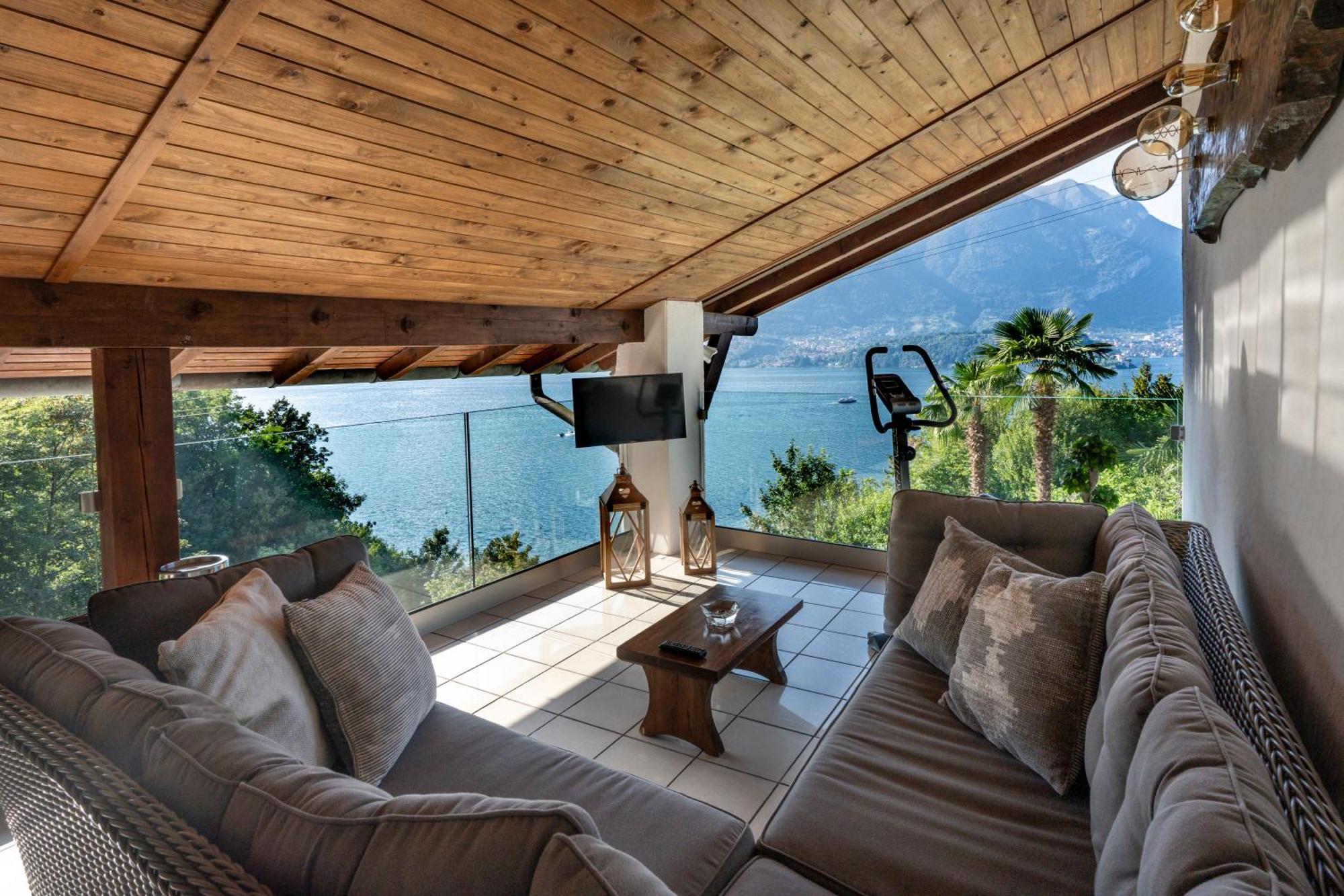 Villa Rosch Lezzeno Bagian luar foto