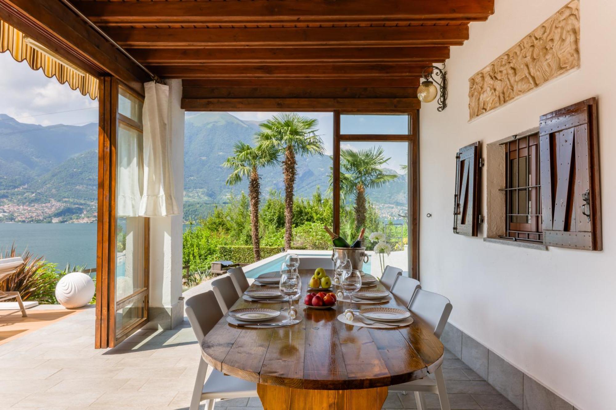 Villa Rosch Lezzeno Bagian luar foto
