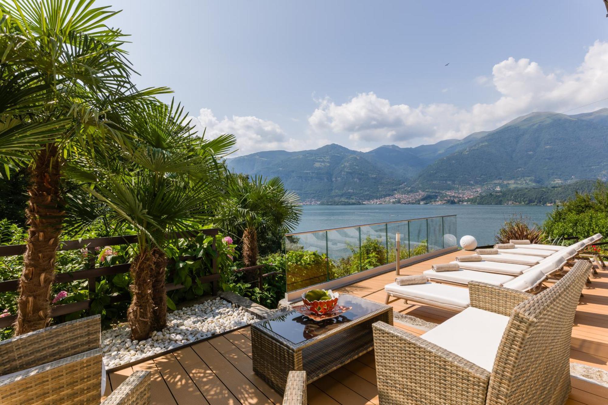 Villa Rosch Lezzeno Bagian luar foto