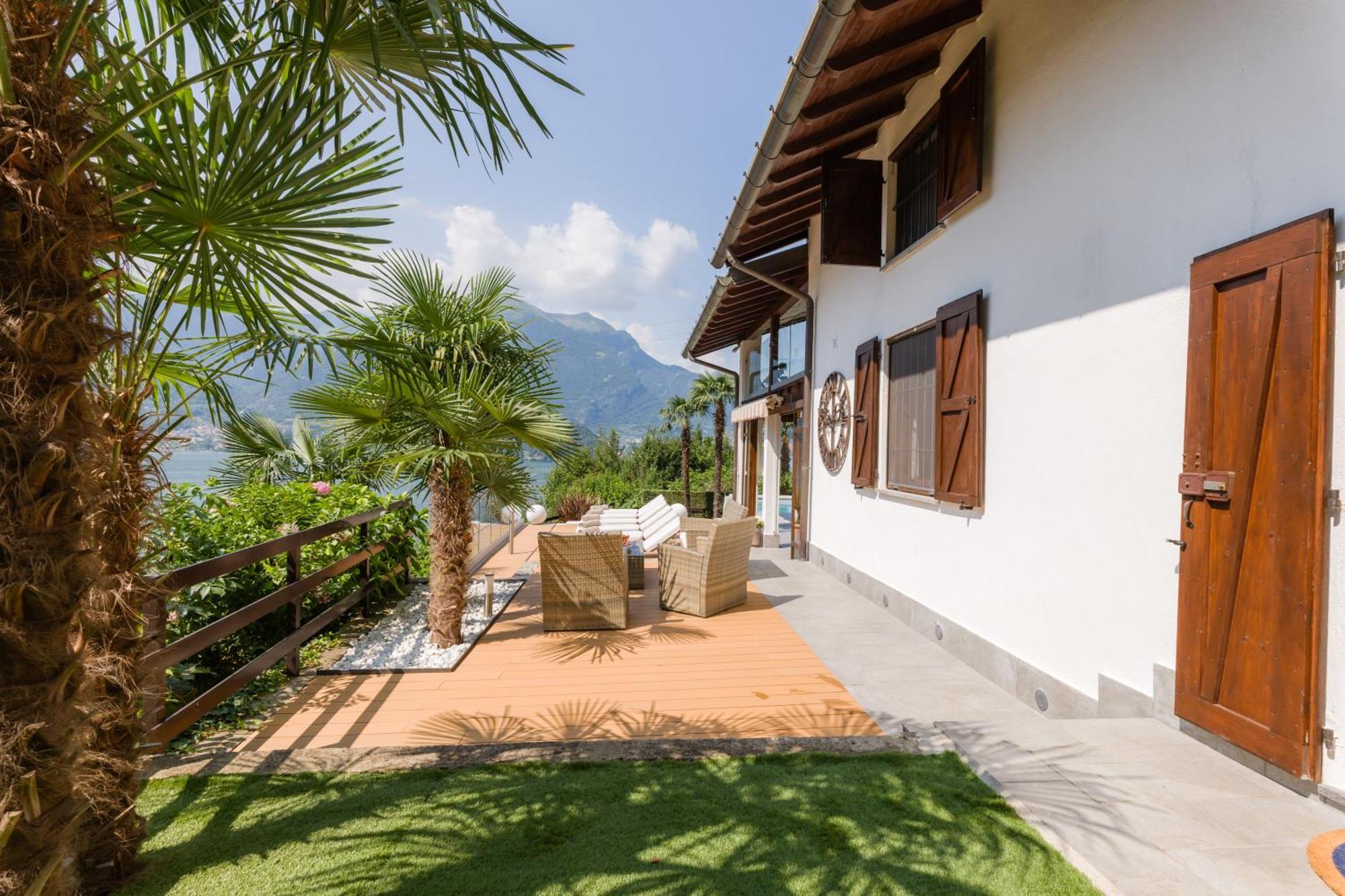 Villa Rosch Lezzeno Bagian luar foto