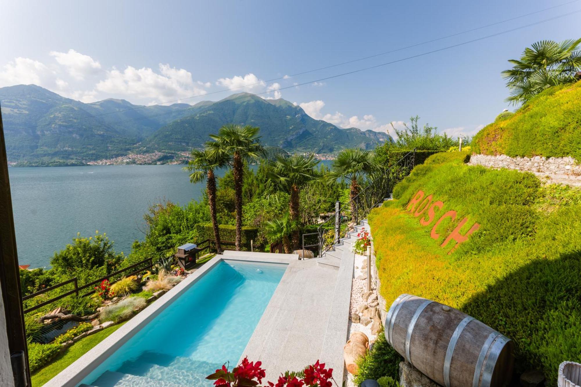 Villa Rosch Lezzeno Bagian luar foto