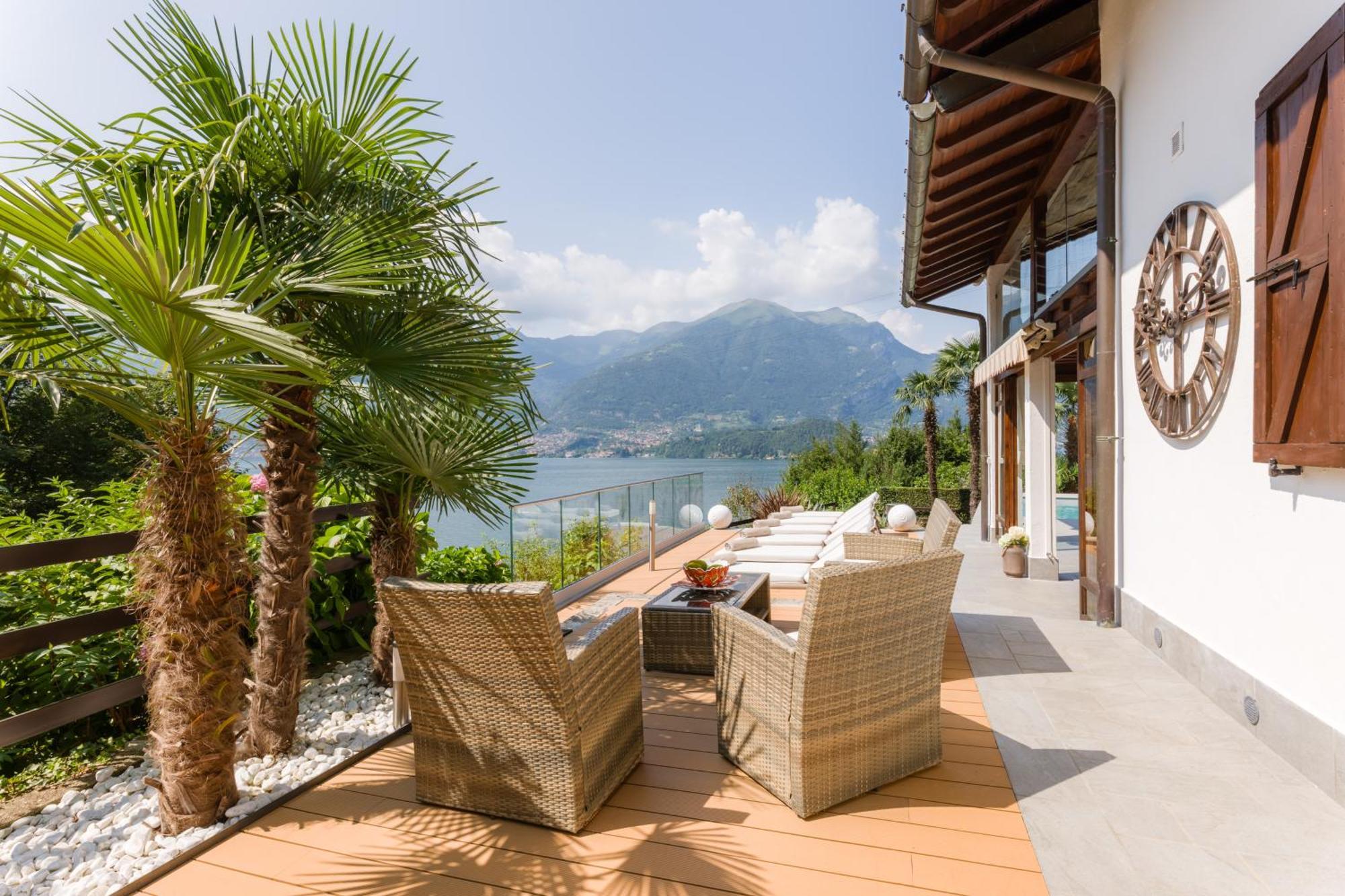 Villa Rosch Lezzeno Bagian luar foto