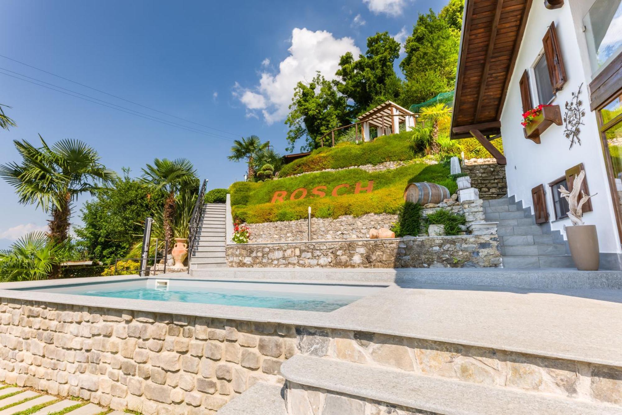 Villa Rosch Lezzeno Bagian luar foto