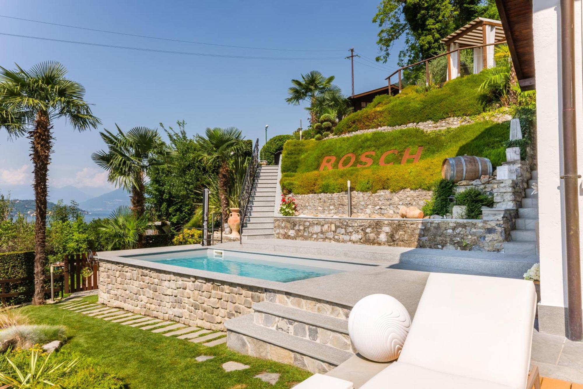 Villa Rosch Lezzeno Bagian luar foto