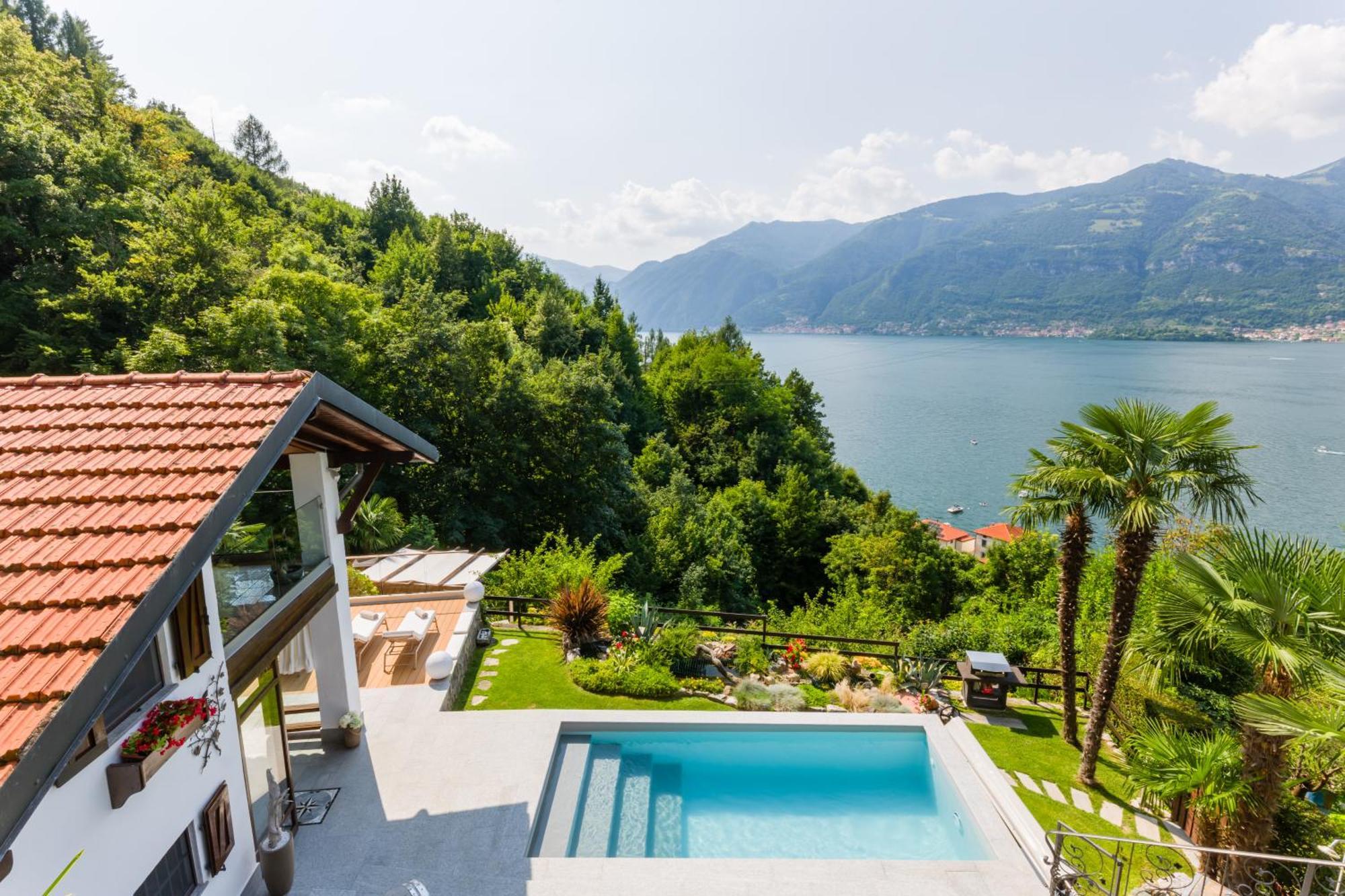Villa Rosch Lezzeno Bagian luar foto